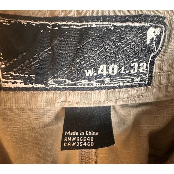 Vtg Y2K Oakley Rip Stop Cargo Pants Men’s 40x32 Khaki Tactical Military Baggy - Picture 3 of 16